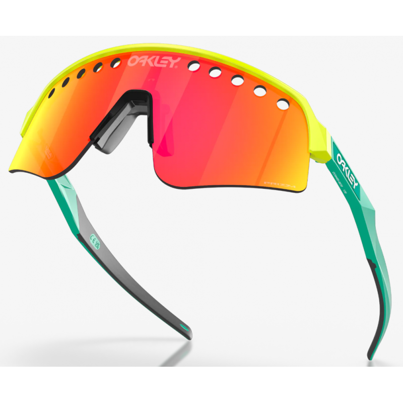Oakley Sutro Lite Sweep Tennisball Gelb Linse Prizm Ruby OO9465-0639