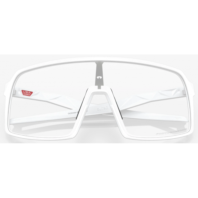 Oakley Sutro Matte White Linse Clear fotokromatisch OO9406-9937