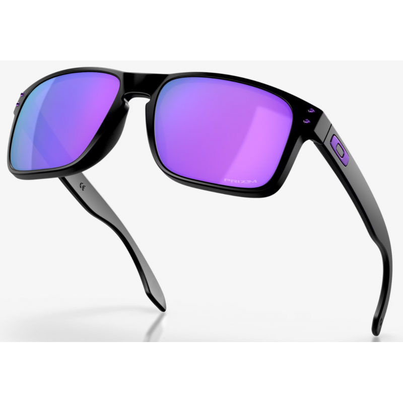 Oakley Holbrook Matte Black Linse Prizm Violet OO9102-K655 - Versand 24h