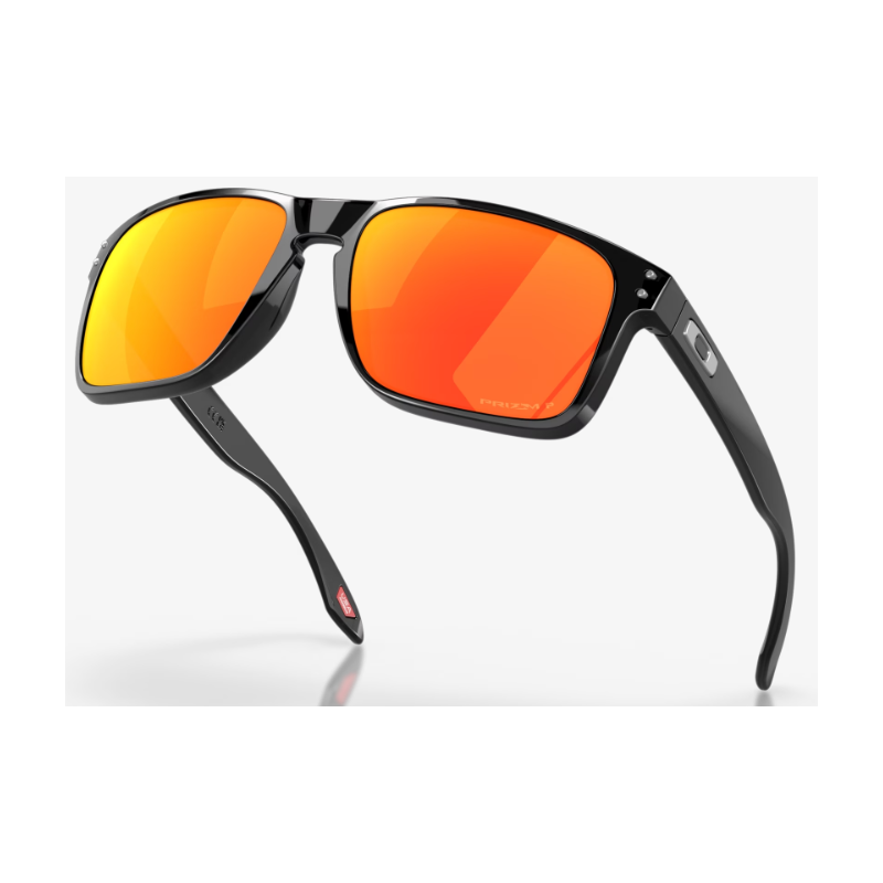 Oakley Holbrook XL Schwarz Tinte Linse Prizm Rubin Polarisiert OO9417-3259