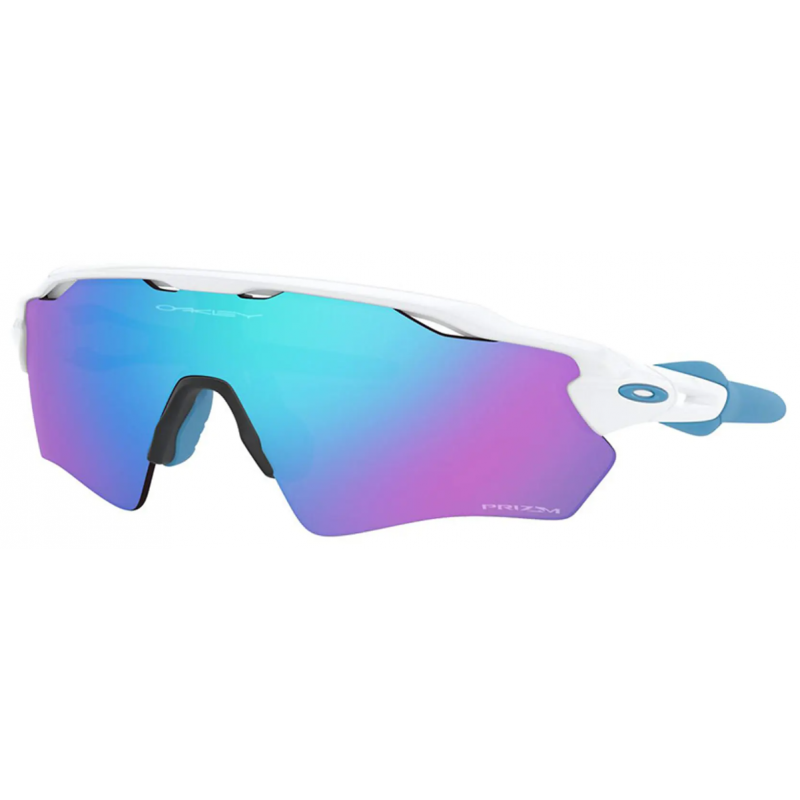 Oakley Radar EV XS Path Polished White Linse Prizm Sapphire