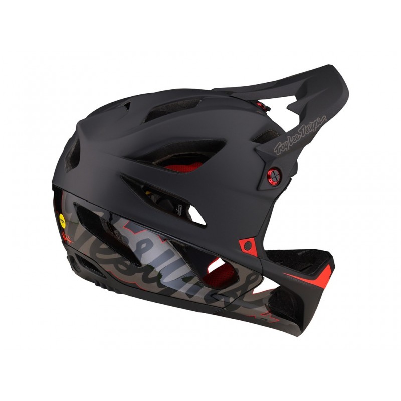 Troy Lee Designs Stage Mips schwarz/rot - Versand 24h - Beste Preise