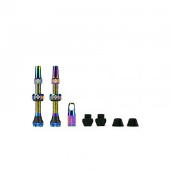Muc-Off V2 Tubeless 44mm Regenbogen Ventilset - Versand 24h