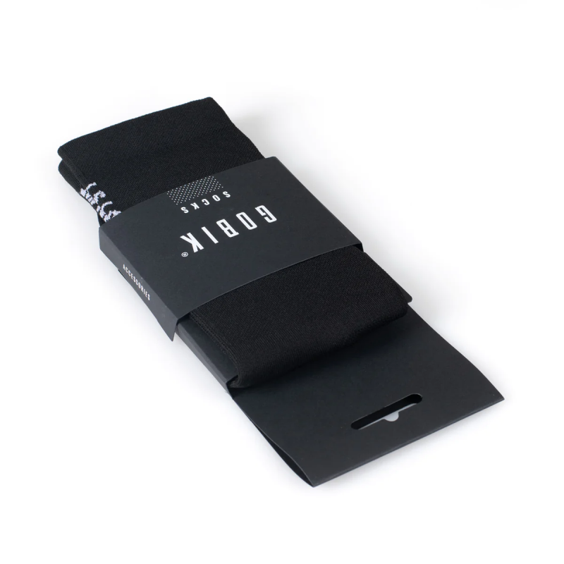 Gobik Superb black Axis Extra Long unisex Socken - Versand 24h