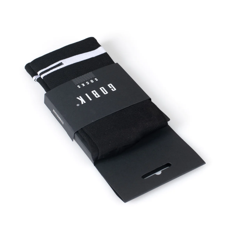 Gobik Superb Black Horizon Extra lange Unisex-Socken - Versand 24h