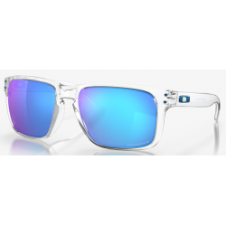 Oakley Holbrook XL Polished Clear Linse Prizm Sapphire Polarisiert