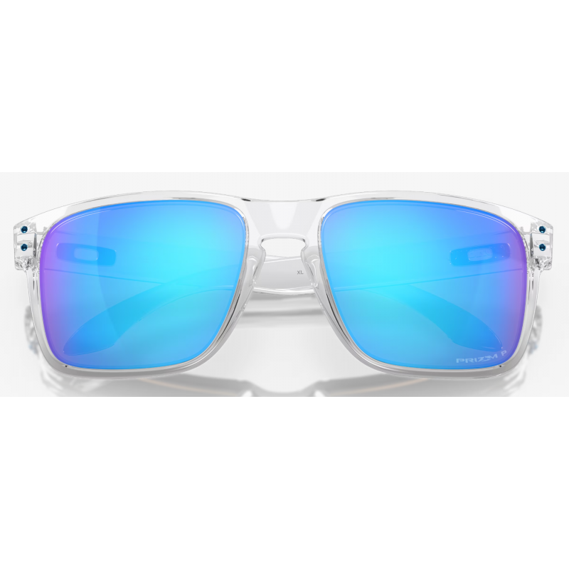 Oakley Holbrook XL Polished Clear Linse Prizm Sapphire Polarisiert