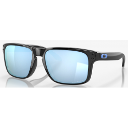 Oakley Holbrook Polished Black Linse Prizm Deep Water Polarisiert 9102C1