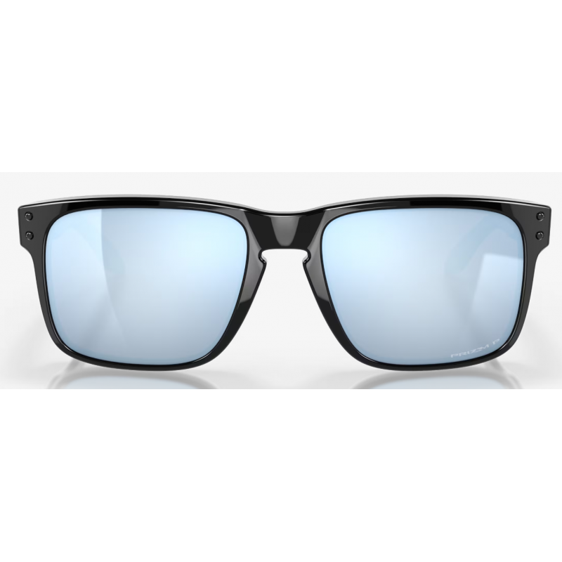 Oakley Holbrook Polished Black Linse Prizm Deep Water Polarisiert 9102C1