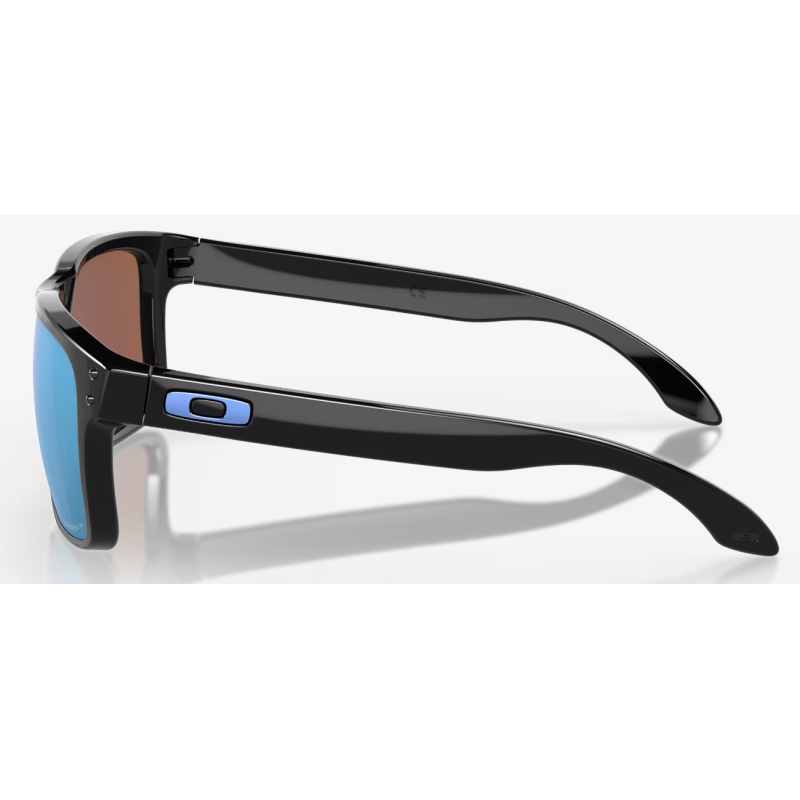 Oakley Holbrook Polished Black Linse Prizm Deep Water Polarisiert 9102C1