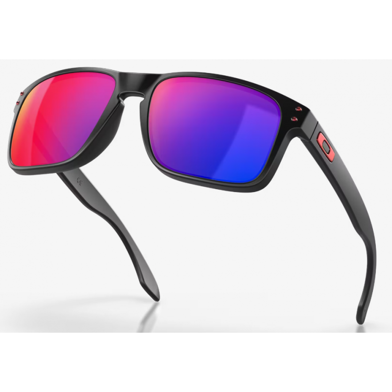 Oakley Holbrook Matte Black Linse Prizm Positive Red Iridium OO9102-36