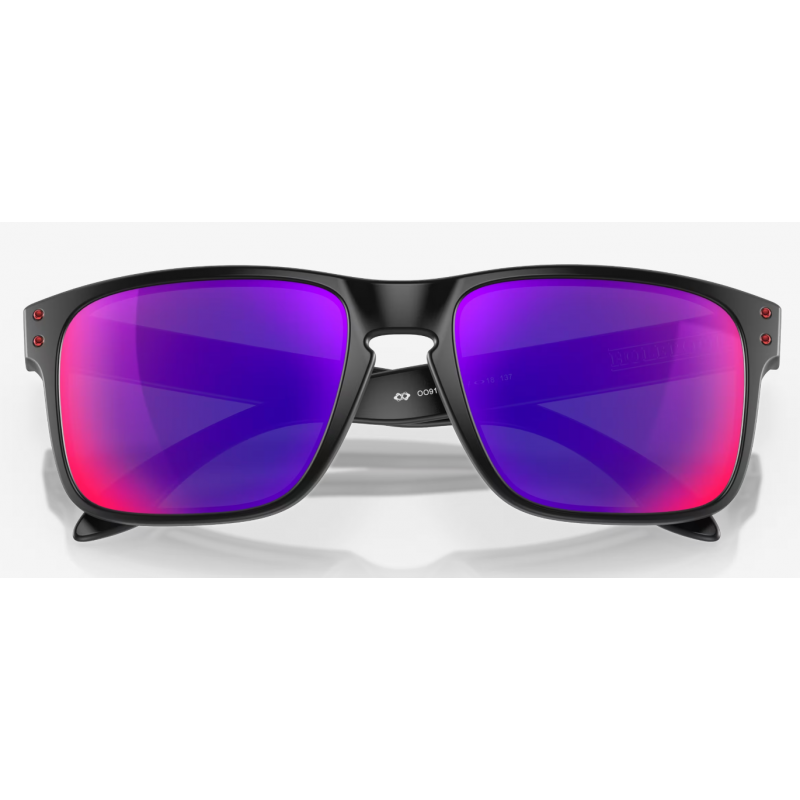 Oakley Holbrook Matte Black Linse Prizm Positive Red Iridium OO9102-36
