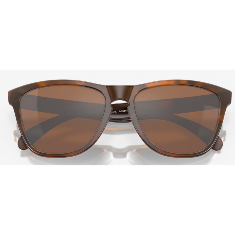 Oakley Frogskins Matte Braun Schildkröte Linse Prizm Tungsten OO9013-C555