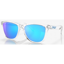 Oakley Frogskins Crystal Clear Linse Prizm Sapphire OO9013-D055