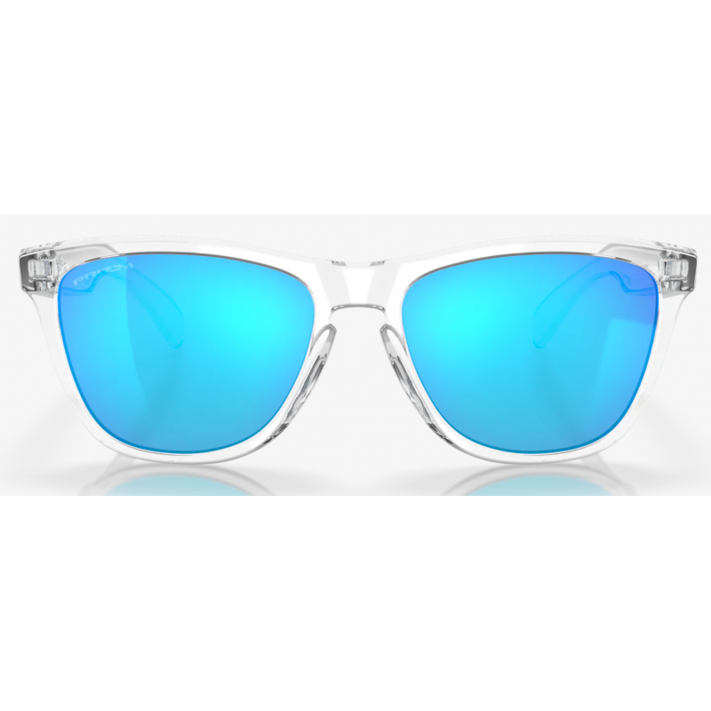Oakley Frogskins Crystal Clear Linse Prizm Sapphire OO9013-D055