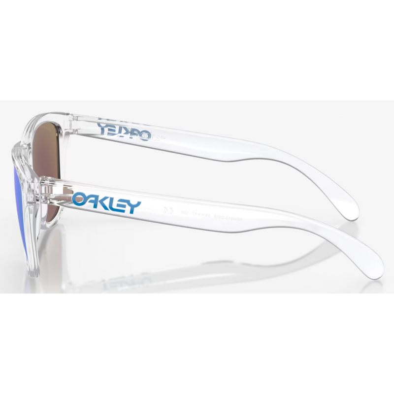 Oakley Frogskins Crystal Clear Linse Prizm Sapphire OO9013-D055