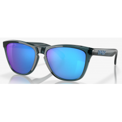 Oakley Frogskins Crystal Black Linse Prizm Sapphire Polarisiert 9013F6