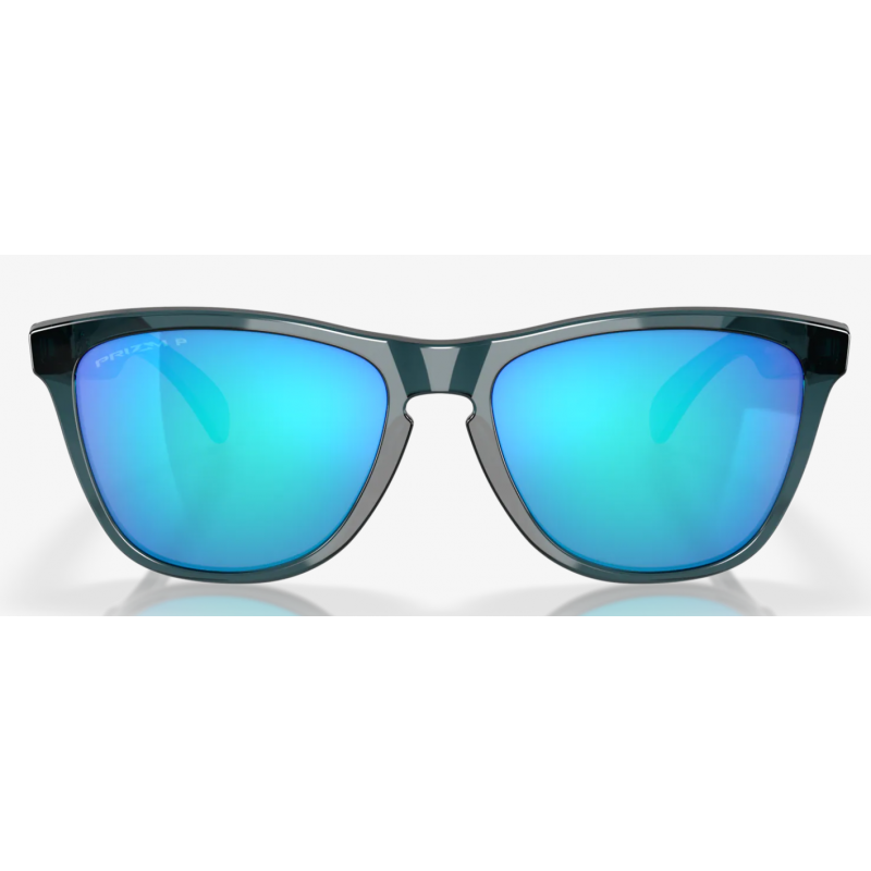 Oakley Frogskins Crystal Black Linse Prizm Sapphire Polarisiert 9013F6