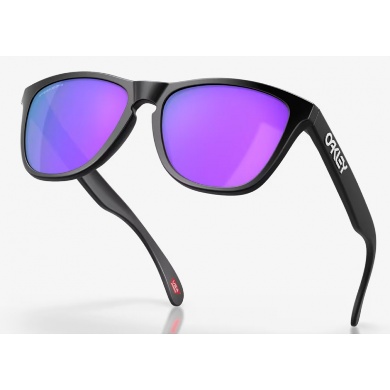 Oakley Frogskins Matte Black Linse Prizm Violet OO9013-H655 - Versand 24h