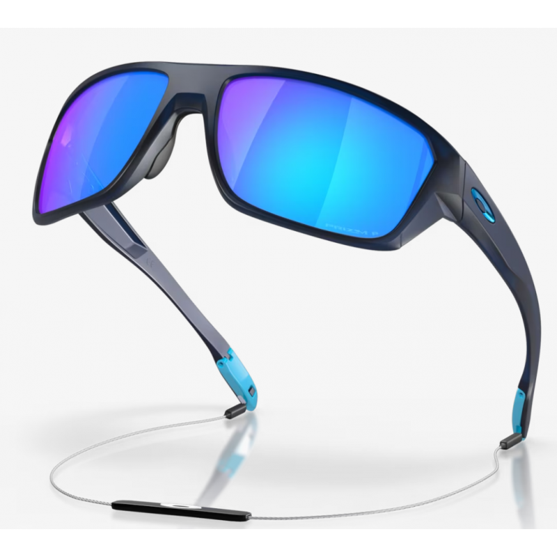 Oakley Split Shot Matte Translucent Blue Linse Prizm Sapphire Polarisiert OO9416-0464