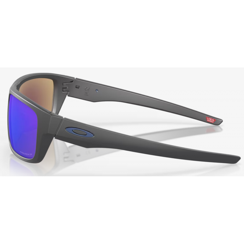 Oakley Drop Point Matte Dunkelgrau Linse Prizm Sapphire Polarisiert 936706