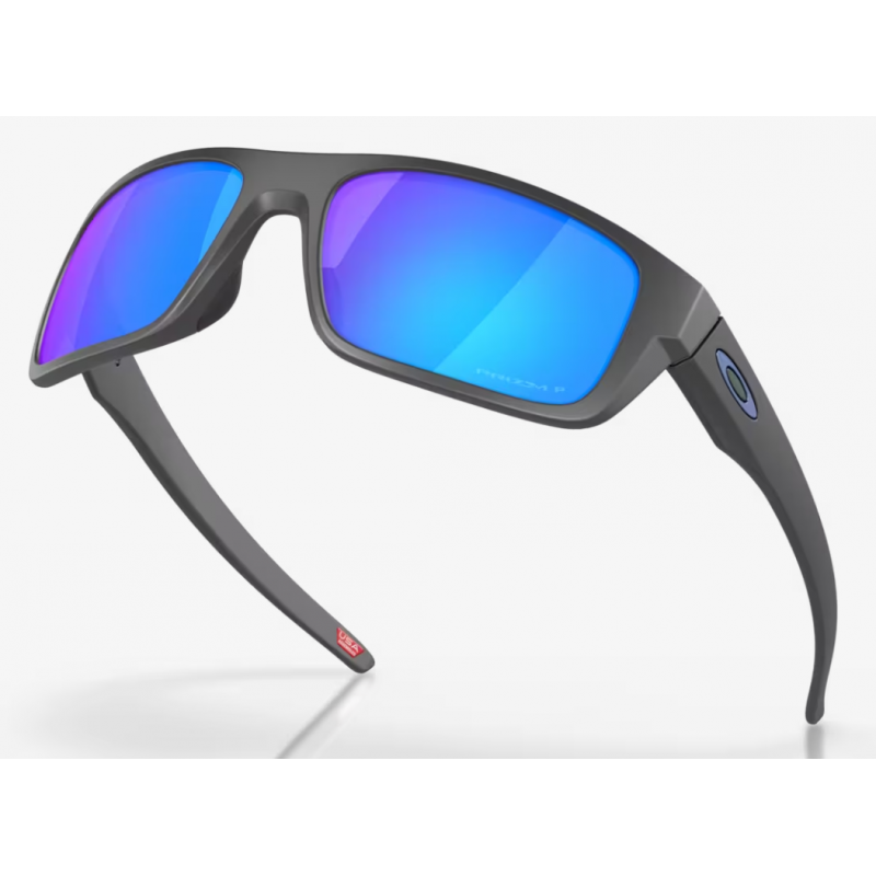 Oakley Drop Point Matte Dunkelgrau Linse Prizm Sapphire Polarisiert 936706