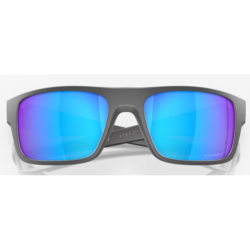 Oakley Drop Point Matte Dunkelgrau Linse Prizm Sapphire Polarisiert 936706