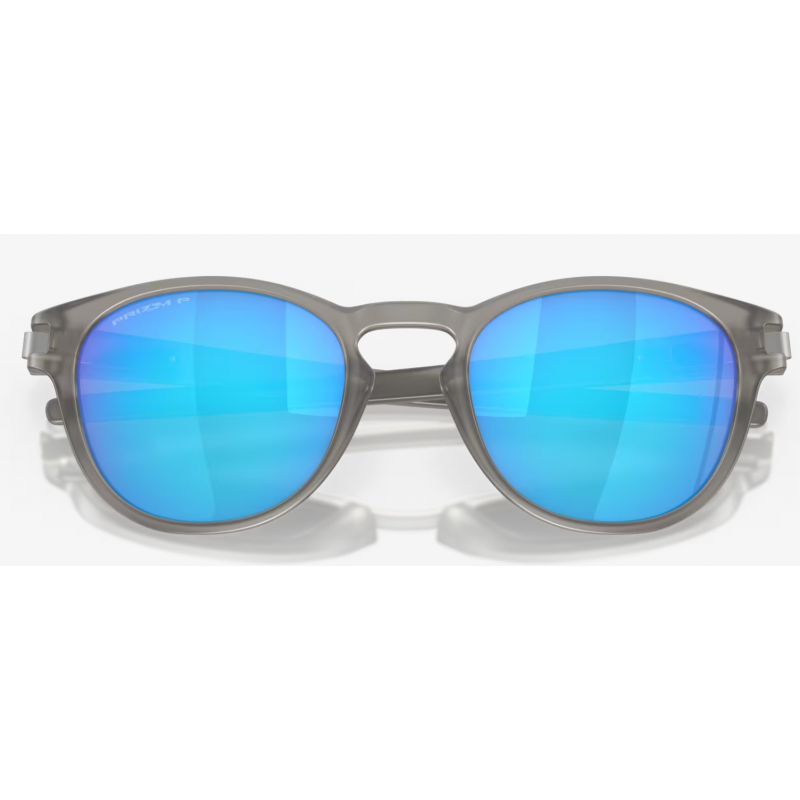 Oakley Latch Matte Grau Tinte Linse Prizm Saphir Polarisiert OO9265-3253