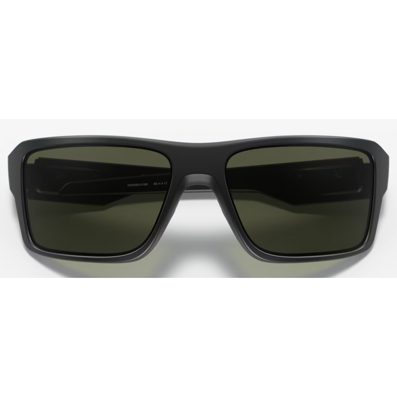 Oakley Double Edge Matte Black Linse Dunkelgrau OO9380-0166 - Versand 24h