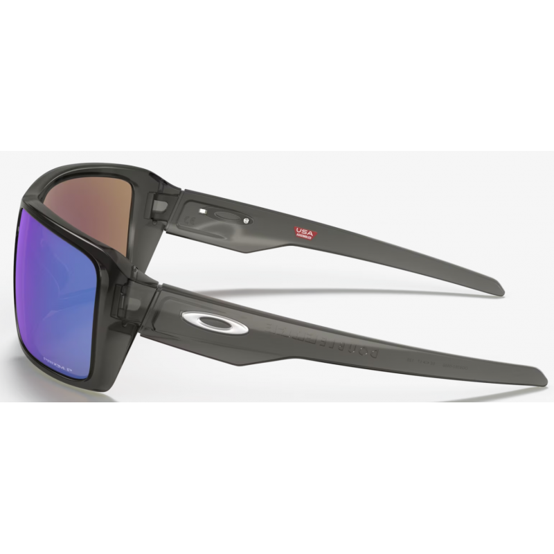 Oakley Double Edge Grau Rauch Linse Prizm Sapphire Polarisiert 938006