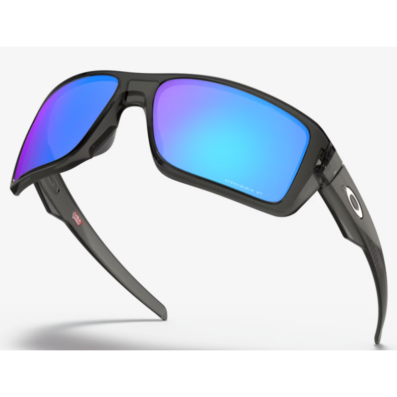 Oakley Double Edge Grau Rauch Linse Prizm Sapphire Polarisiert 938006