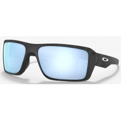 Oakley Double Edge Matte Black Camo Linse Prizm Deep Water Polarisiert