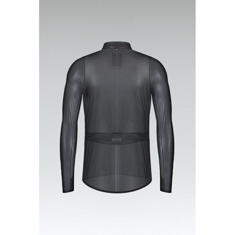 Gobik Pluvia True Black Leichte wasserdichte Unisex-Jacke - Versand 24h