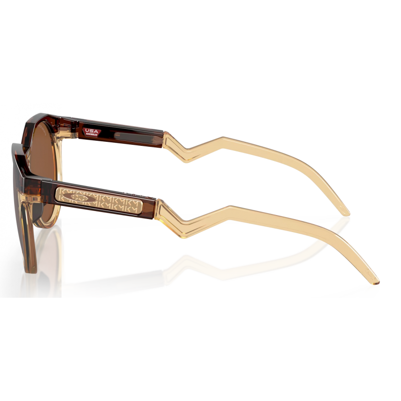 Oakley Hstn Kylian Mbappé Dark Amber/Light Curry Linse Prizm Tungsten