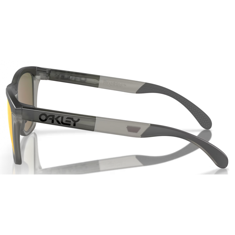 Oakley Frogskins Reihe Matte Grau Rauch/Grau Tinte Linse Prizm Rubin