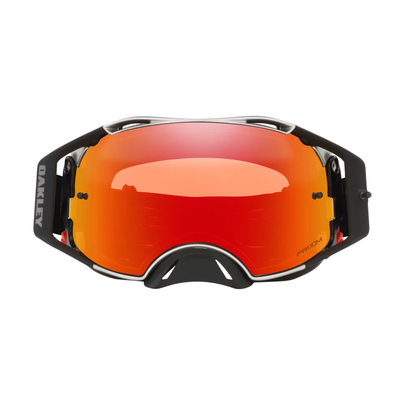 Oakley Airbrake Mx Goggles Tuff Blocks Schwarz Gunmetal Linse Prizm Mx Torch Iridium