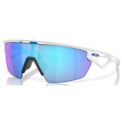 Oakley Sphaera Matte Weiß Linse Prizm Sapphire Polarisiert OO9403-0236