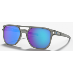 Oakley Latch Beta Matte Grau Tinte Linse Prizm Sapphire Polarisiert 943606