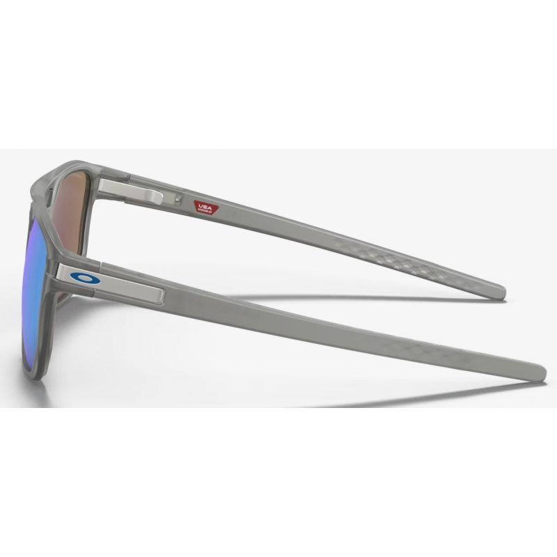 Oakley Latch Beta Matte Grau Tinte Linse Prizm Sapphire Polarisiert 943606