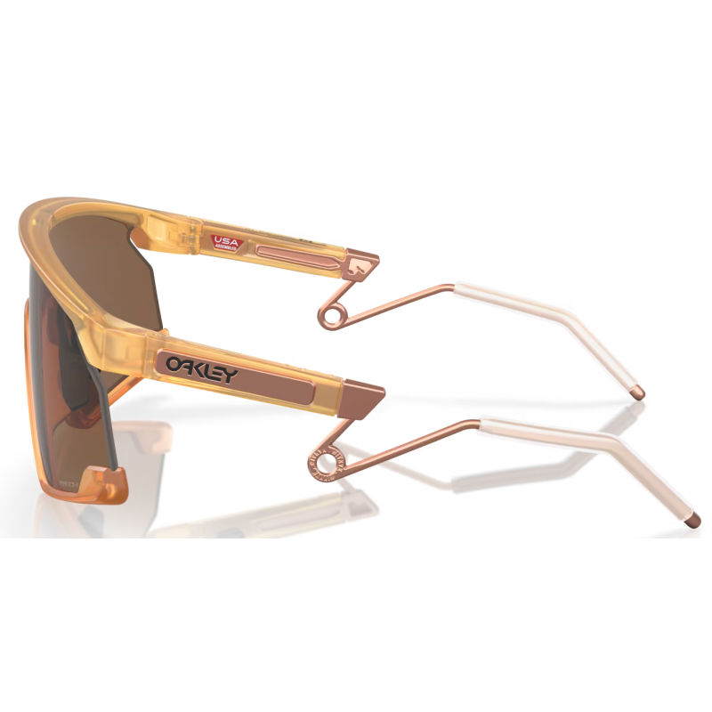 Oakley Bxtr Metal Matte Transparent Light Curry Linse Prizm Bronze