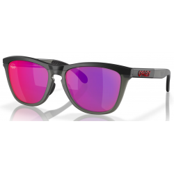 Oakley Frogskins Reihe Maverick Vinales Matt Schwarz/Matt Grau Rauch Linse Prizm Road