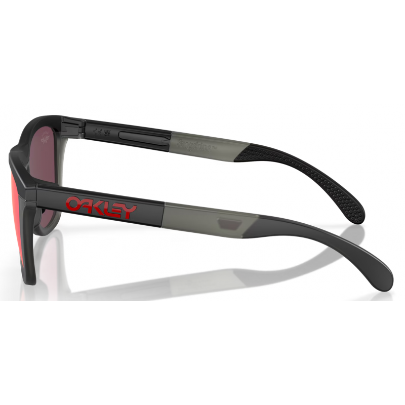 Oakley Frogskins Reihe Maverick Vinales Matt Schwarz/Matt Grau Rauch Linse Prizm Road