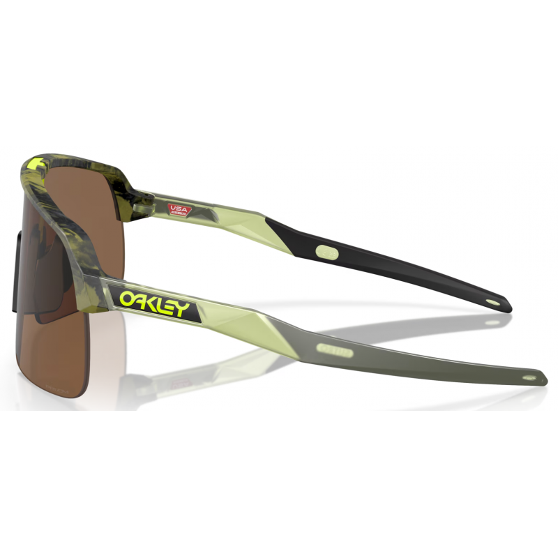 Oakley Sutro Lite Matte Transparent Fern Swirl Linse Prizm Bronze