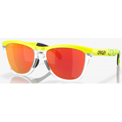 Oakley Frogskins Reihe Matte Tennisball Gelb Linse Prizm Rubin 928415