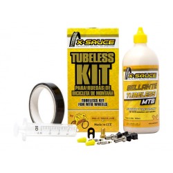 X-Sauce kit tubeless MTB válvula fina 30mm - envío 24h