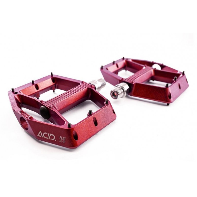 Acid FLAT A3-ZP R Pedale rot - Versand 24h