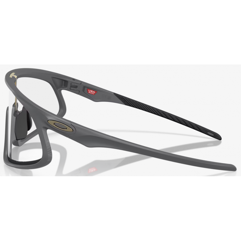 Oakley Rslv Matte Carbon Gläser Clear To Black Iridium Photochromic
