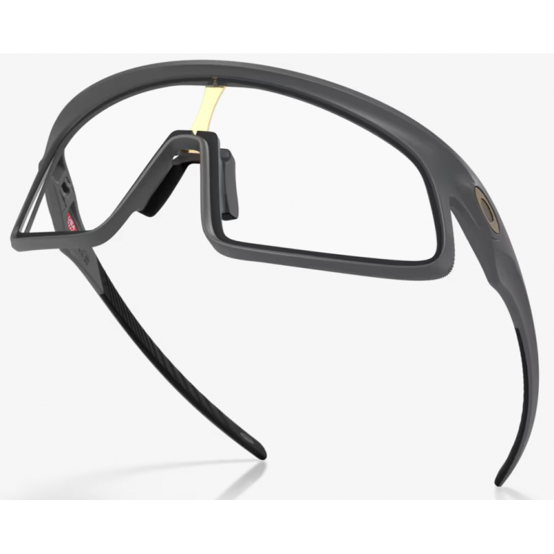 Oakley Rslv Matte Carbon Gläser Clear To Black Iridium Photochromic