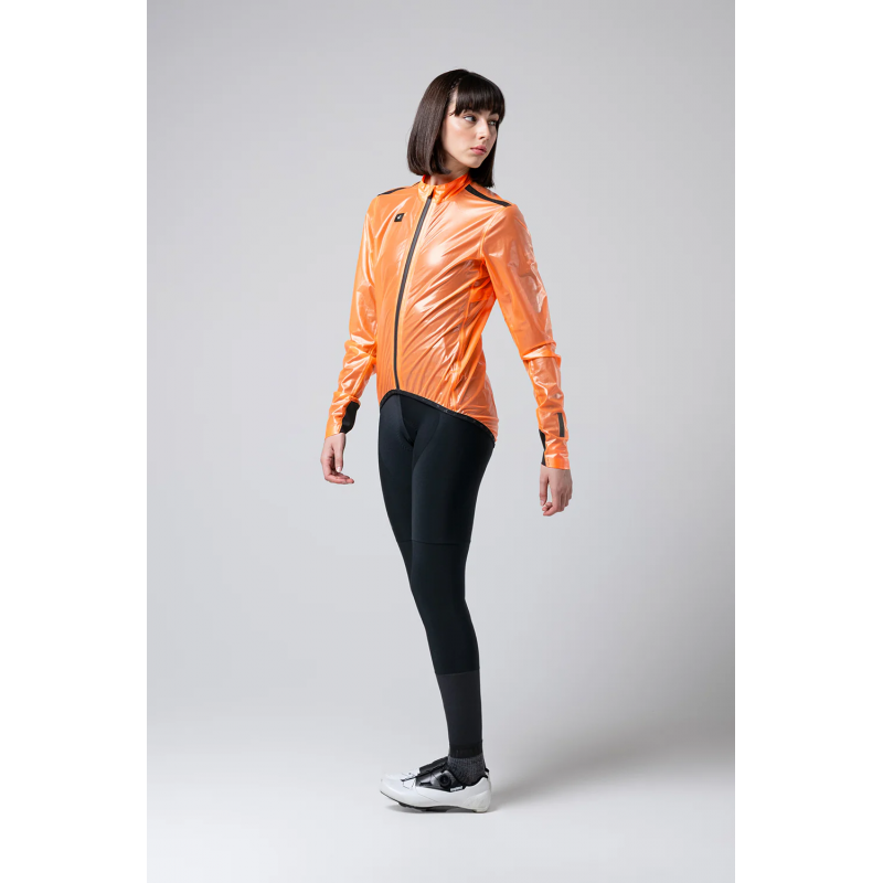 Gobik Pluvia 2.0 Blazing Orange unisex leichte wasserdichte Jacke