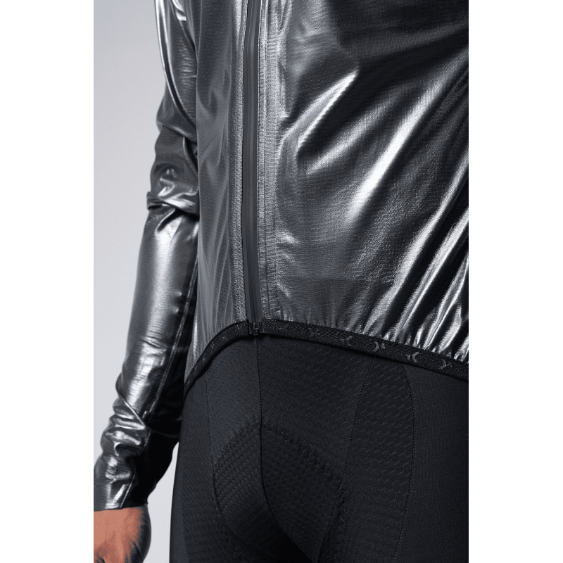 Gobik Pluvia 2.0 True Black Unisex leichte wasserdichte Jacke